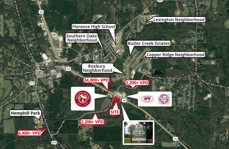 3327 US 49, Florence, MS à vendre - Aérien - Image 2 de 2