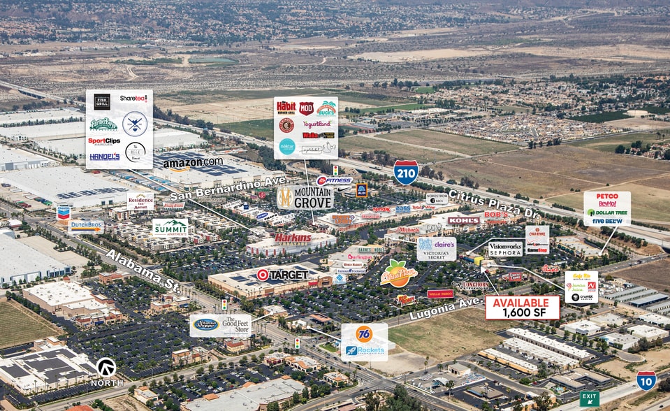 27320-27550 Lugonia, Redlands, CA for lease - Aerial - Image 1 of 11
