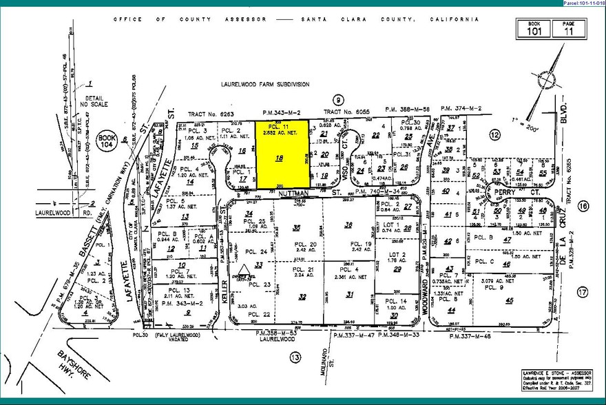 751 Nuttman St, Santa Clara, CA for lease - Plat Map - Image 3 of 4