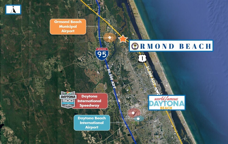 N Us Hwy 1 & Nova Rd, Ormond Beach, FL à vendre Photo du bâtiment- Image 1 de 5