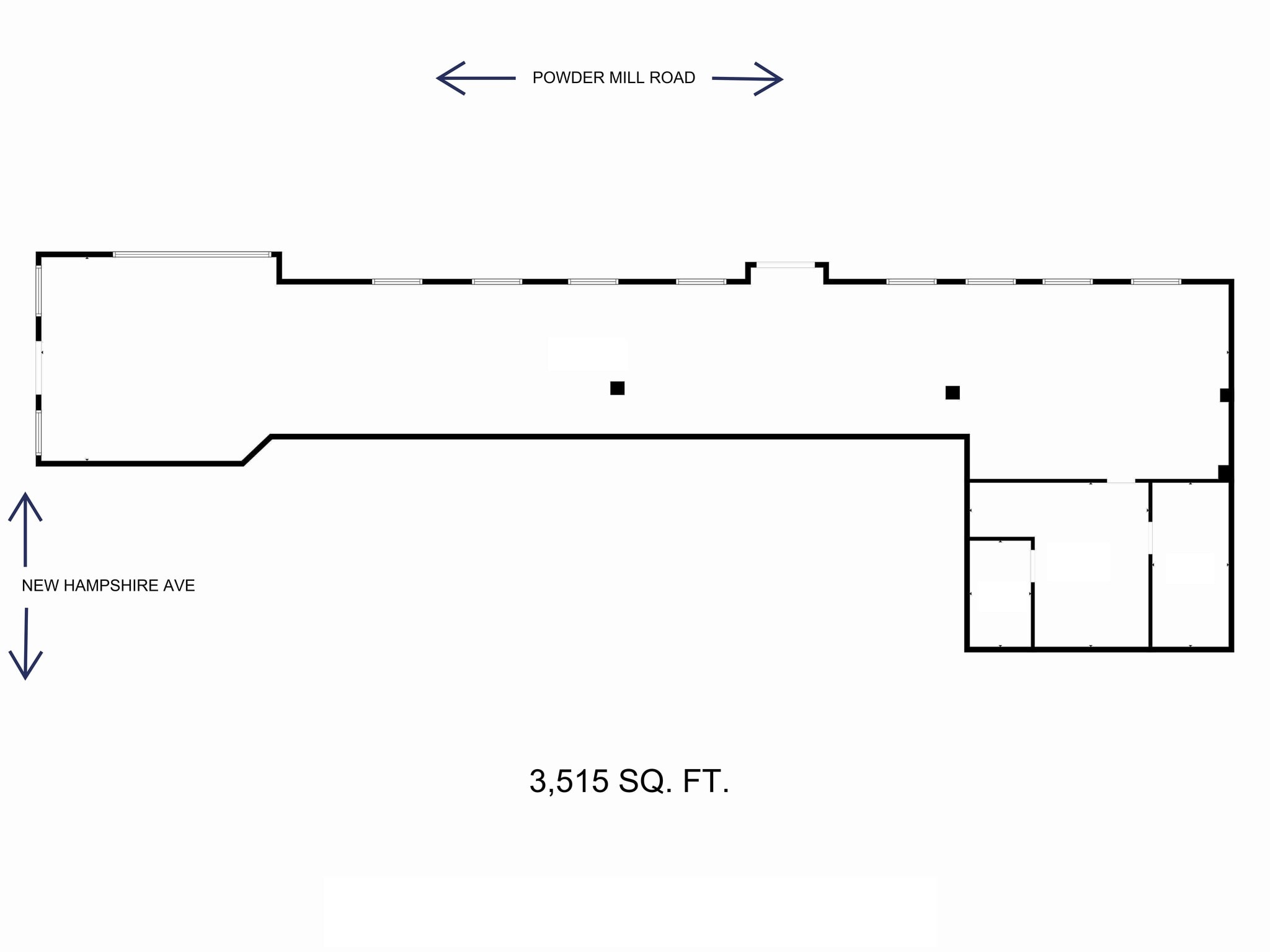 10107 New Hampshire Ave, Silver Spring, MD à louer Plan de site- Image 1 de 1