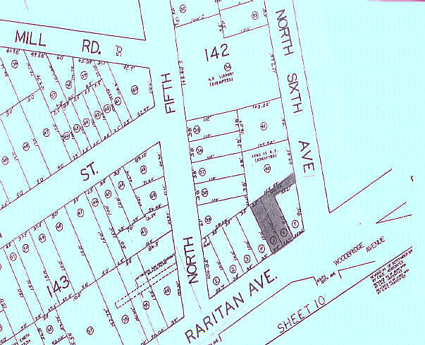 513R Raritan Ave, Highland Park, NJ à louer - Plan cadastral - Image 2 de 3