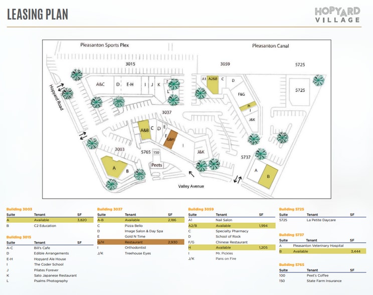 3059 Hopyard Rd, Pleasanton, CA for lease - Site Plan - Image 1 of 7