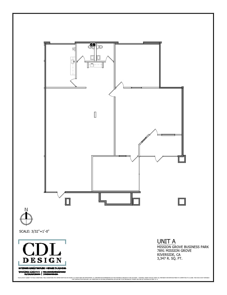 7891 Mission Grove Pky, Riverside, CA for lease Floor Plan- Image 1 of 1
