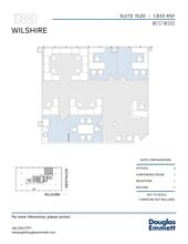 10880 Wilshire Blvd, Los Angeles, CA à louer Plan d’étage- Image 1 de 1