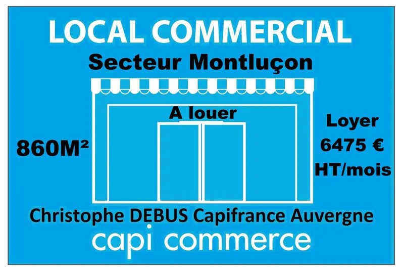 Commerce de détail dans Montluçon à louer Photo du bâtiment- Image 1 de 2