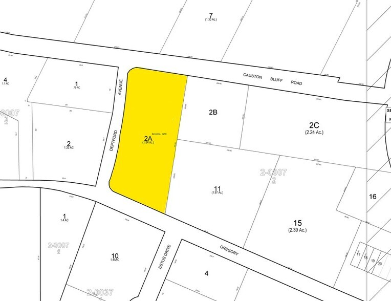 203 Deptford St, Savannah, GA à louer - Plan cadastral - Image 3 de 11
