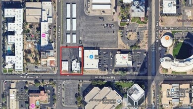 120 W Osborn Rd, Phoenix, AZ - Aérien Vue de la carte