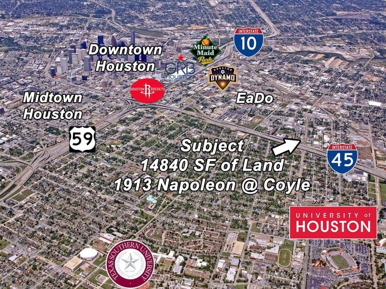 1913 Napoleon St, Houston, TX à vendre - Photo du bâtiment - Image 2 de 4