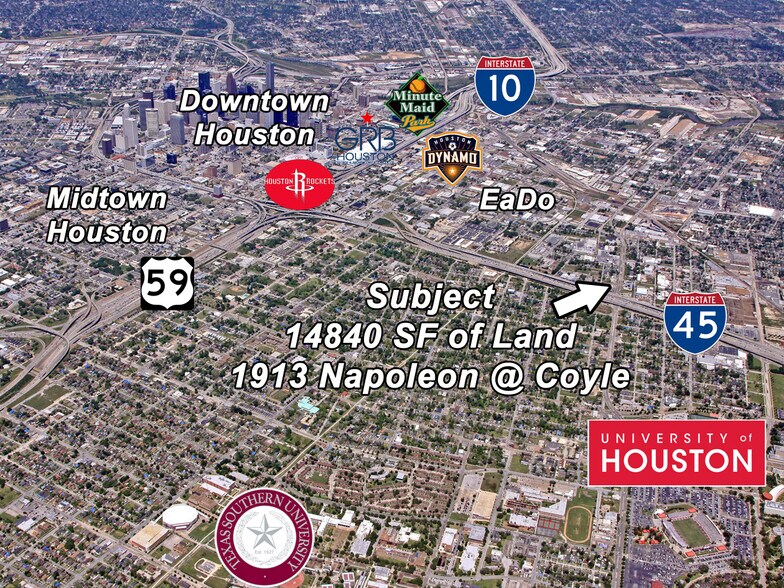 1913 Napoleon St, Houston, TX à vendre - Photo du bâtiment - Image 2 de 4