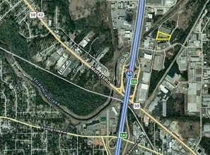 1125 N Corporate Dr, Mobile, AL - AERIAL  map view