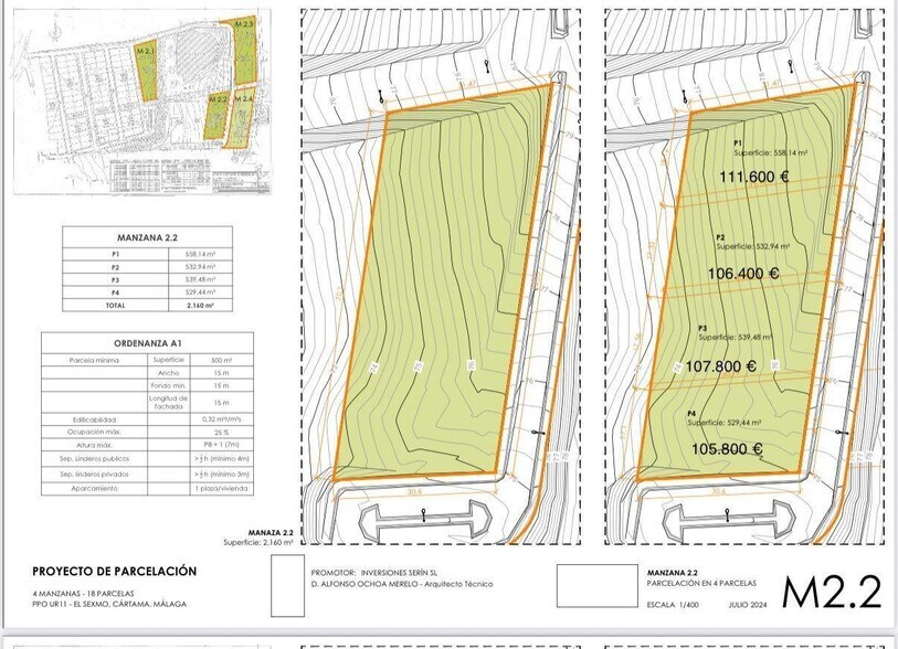 Terrain dans Cártama, Málaga à vendre - Plan d’étage - Image 3 de 19