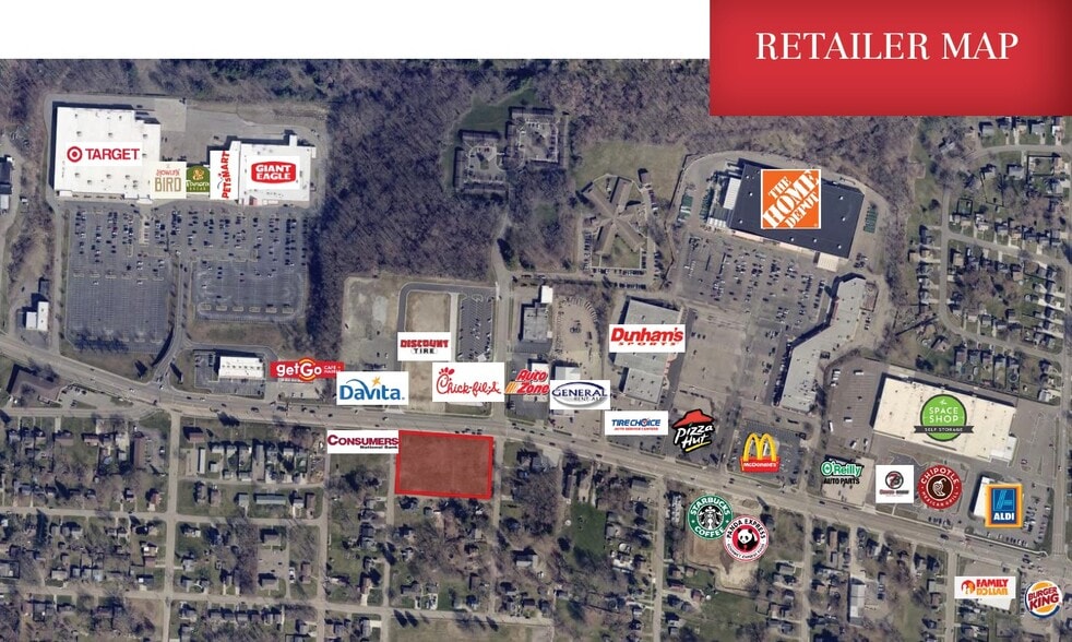 2207-2225 Lincoln Way E, Massillon, OH for sale - Building Photo - Image 2 of 2