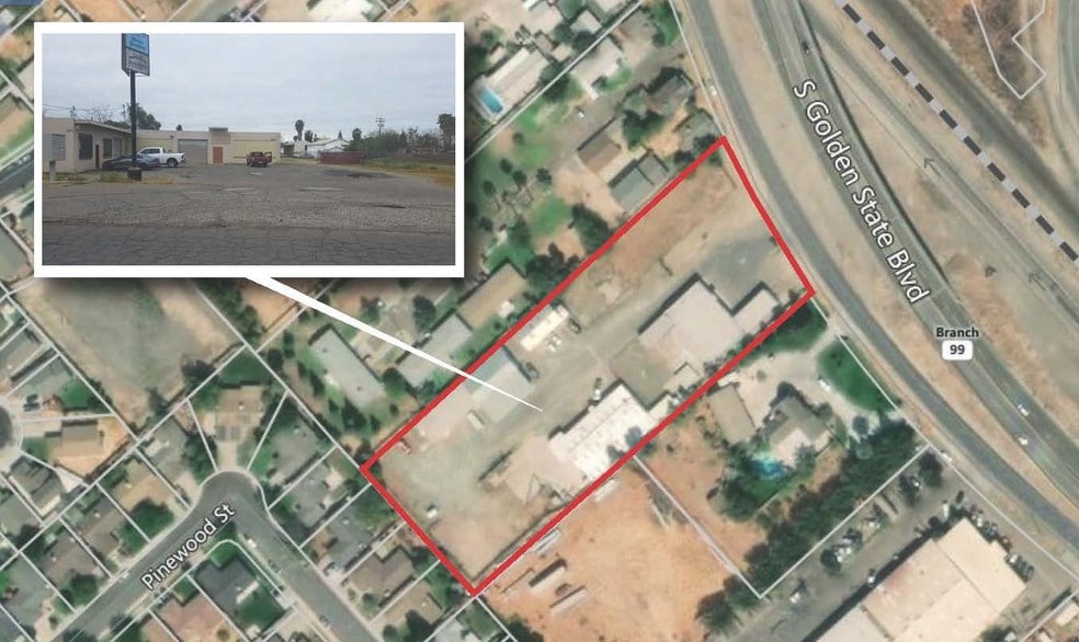 1030-1072 S 1st St, Turlock, CA for sale - Aerial - Image 2 of 3