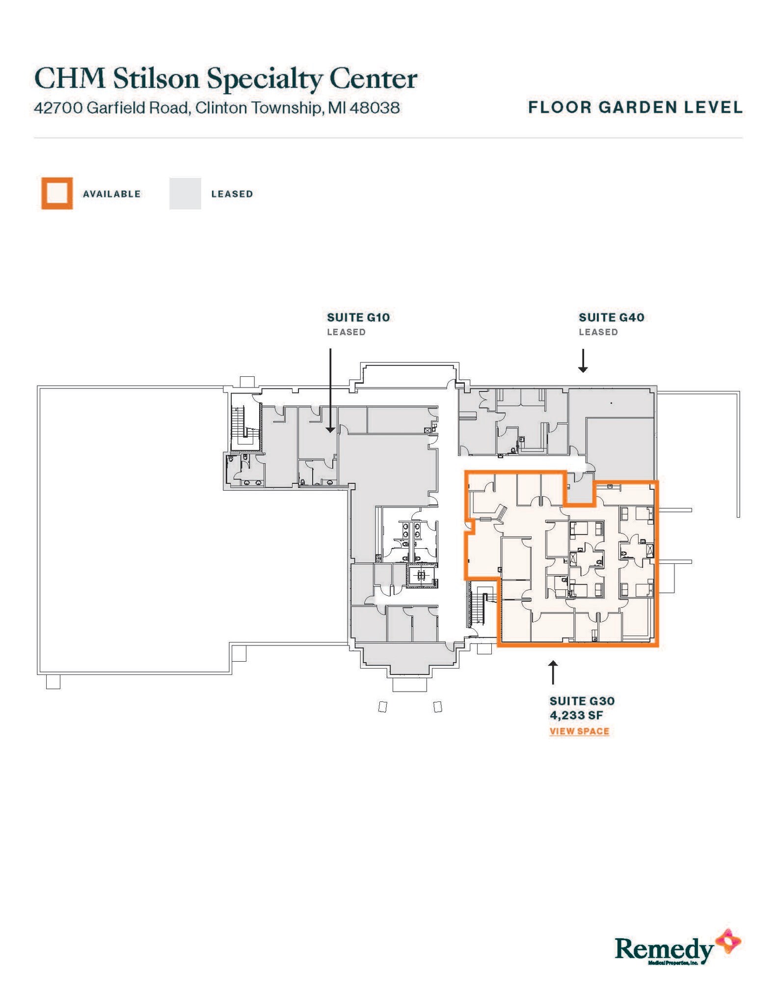 42700 Garfield Rd, Clinton Township, MI for lease Floor Plan- Image 1 of 1