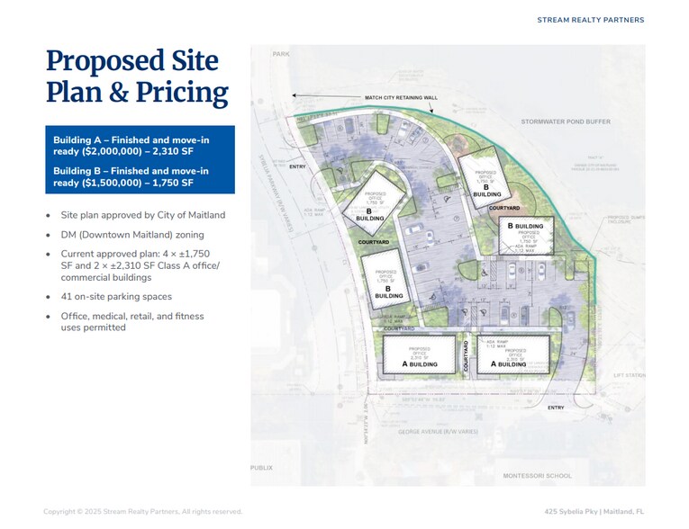 425 Sybelia Pky, Maitland, FL à vendre - Plan de site - Image 2 de 2