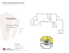 434 Fayetteville St, Raleigh, NC à louer Plan d’étage- Image 1 de 1