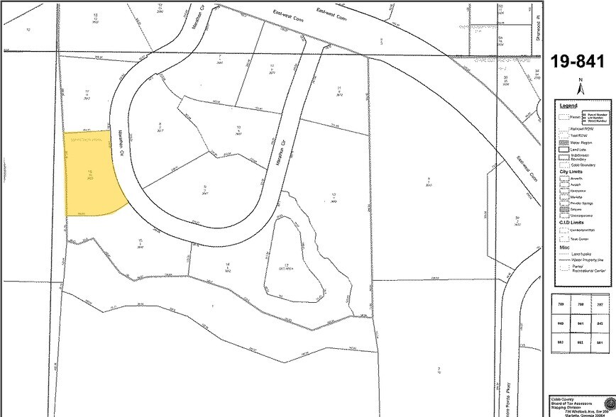 3622 Marathon Cir, Austell, GA à vendre - Plan cadastral - Image 2 de 2