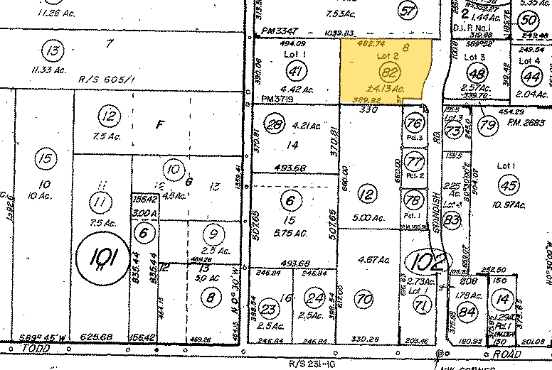 3565 Standish Ave, Santa Rosa, CA for lease - Plat Map - Image 3 of 3