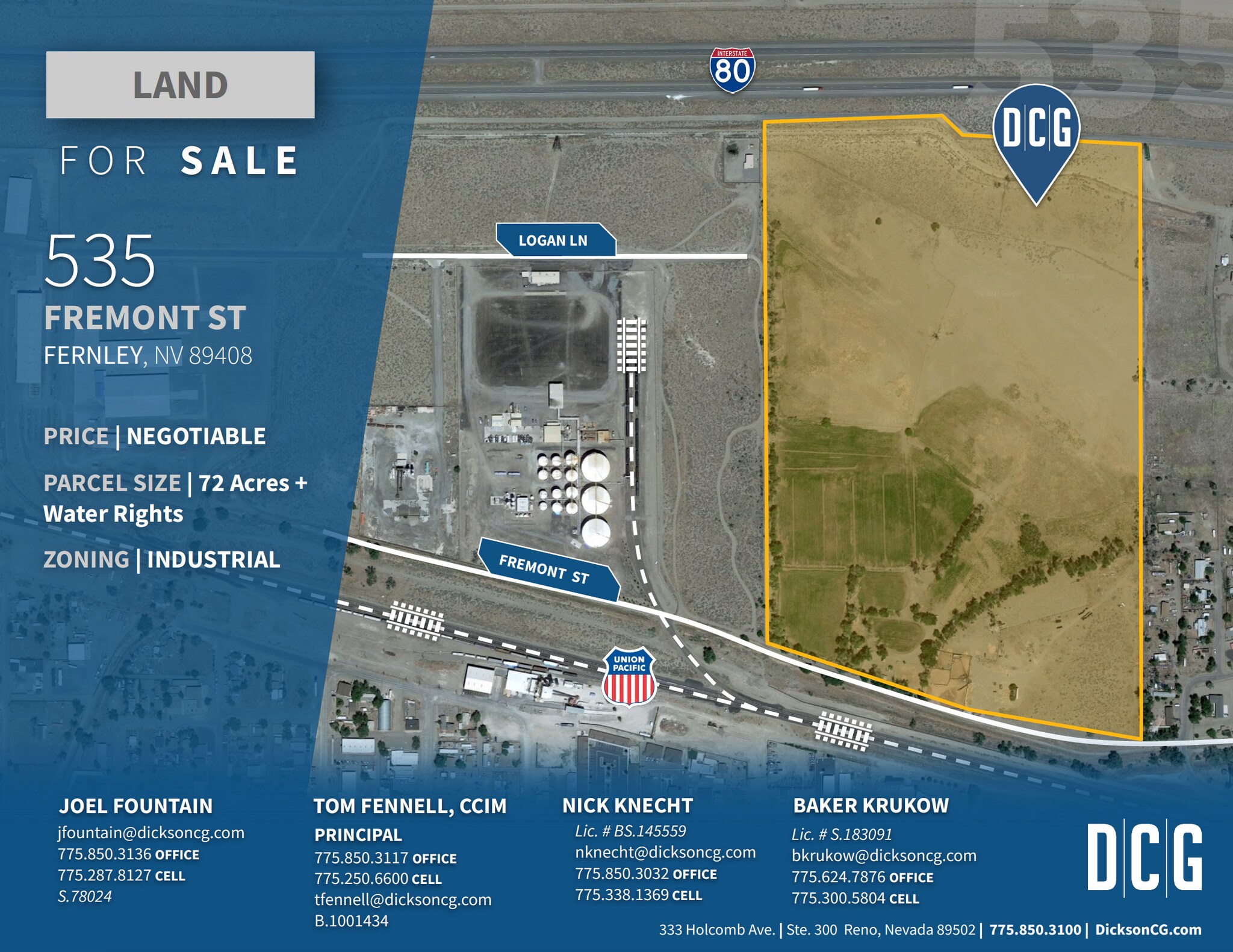 535 Fremont St, Fernley, NV à vendre Photo du bâtiment- Image 1 de 2