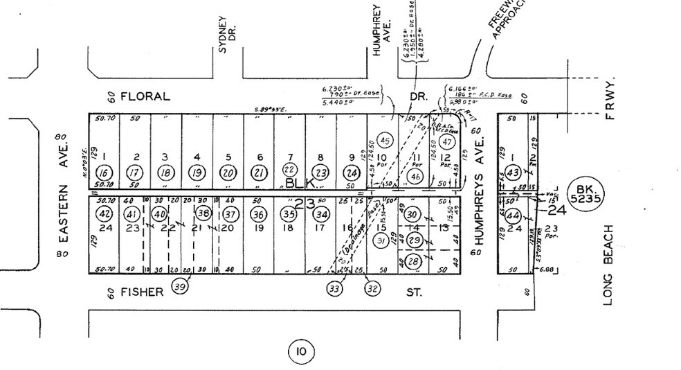 4342-4344 Floral Dr, Los Angeles, CA à vendre - Plan cadastral - Image 2 de 10