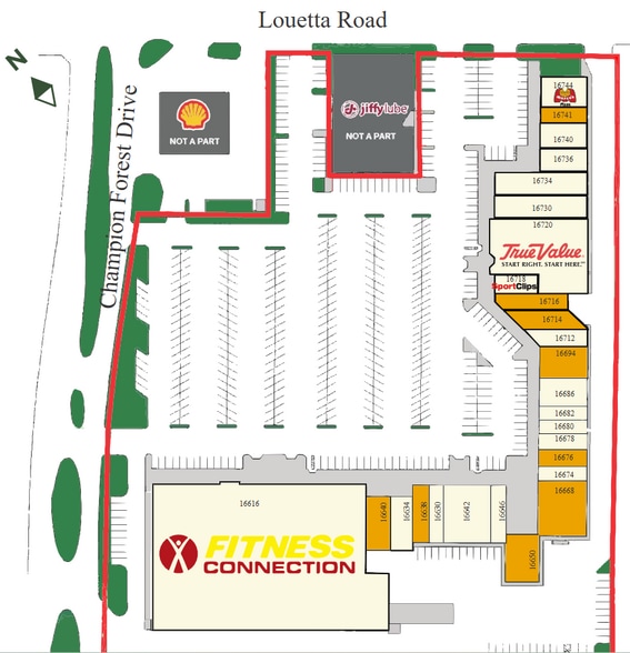 16616-16744 Champion Forest Dr, Spring, TX for lease - Building Photo - Image 2 of 7