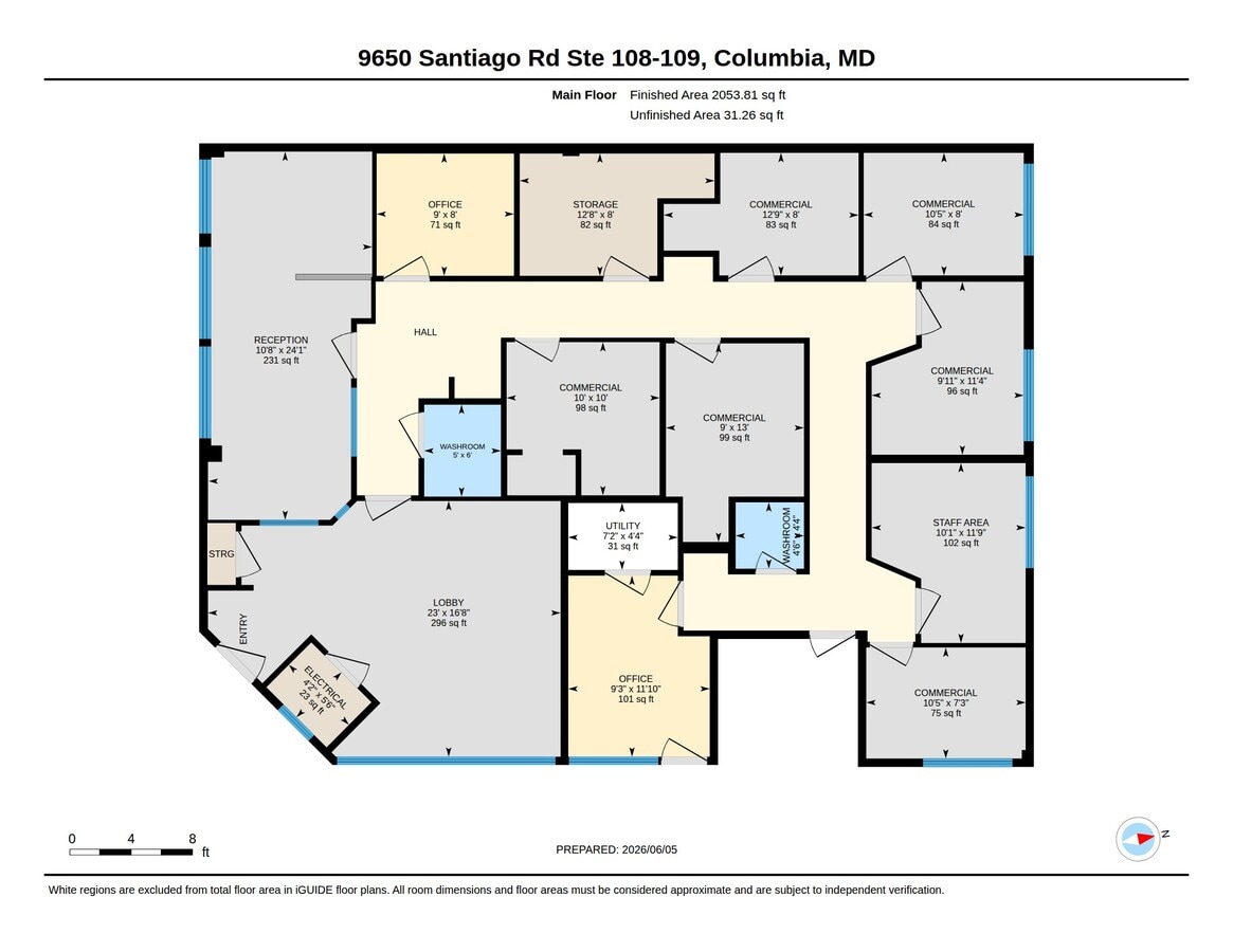 9650 Santiago Rd, Columbia, MD 21045 - Unit 108-109 - - Floor Plan - Image 1 of 22