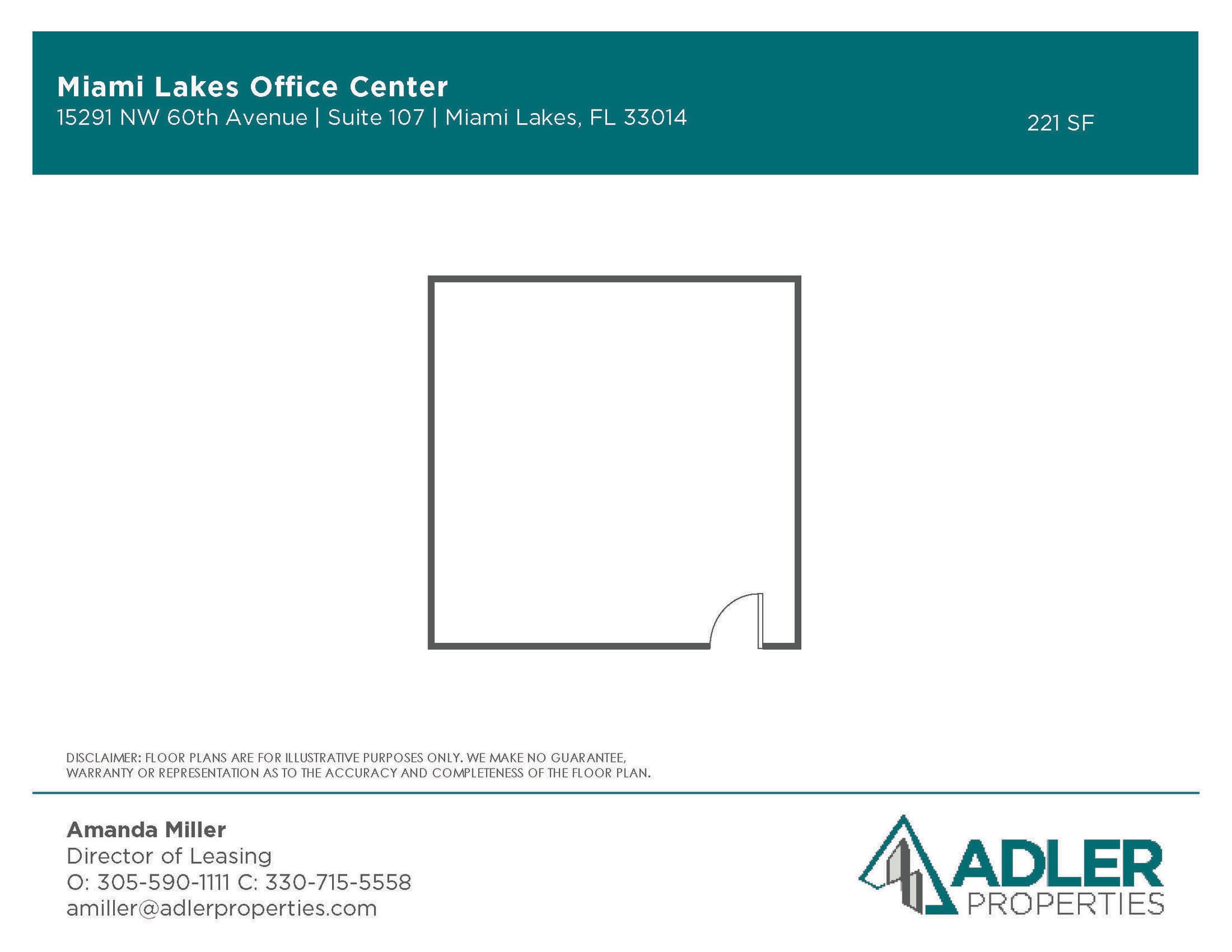 15291-15327 NW 60th Ave, Miami Lakes, FL for lease Floor Plan- Image 1 of 1