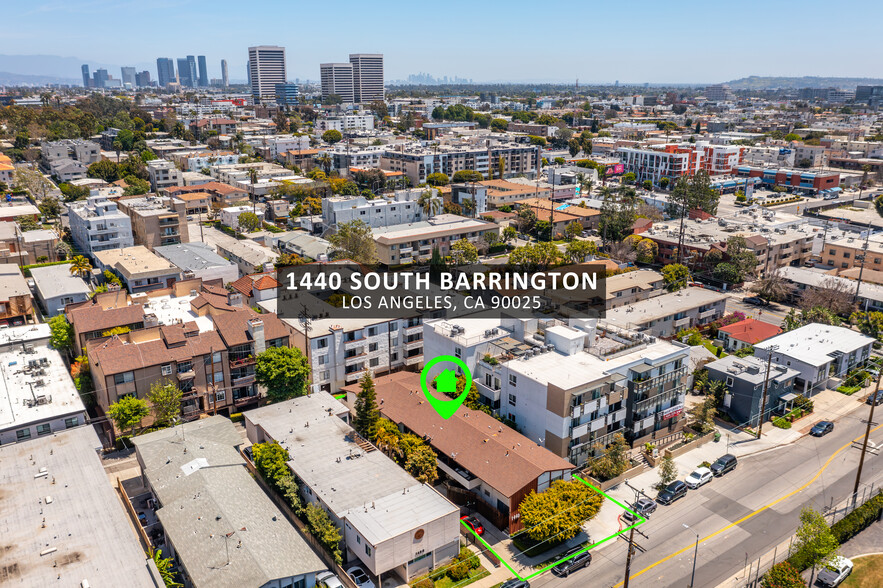 1440 S Barrington Ave, Los Angeles, CA à vendre - Aérien - Image 1 de 12