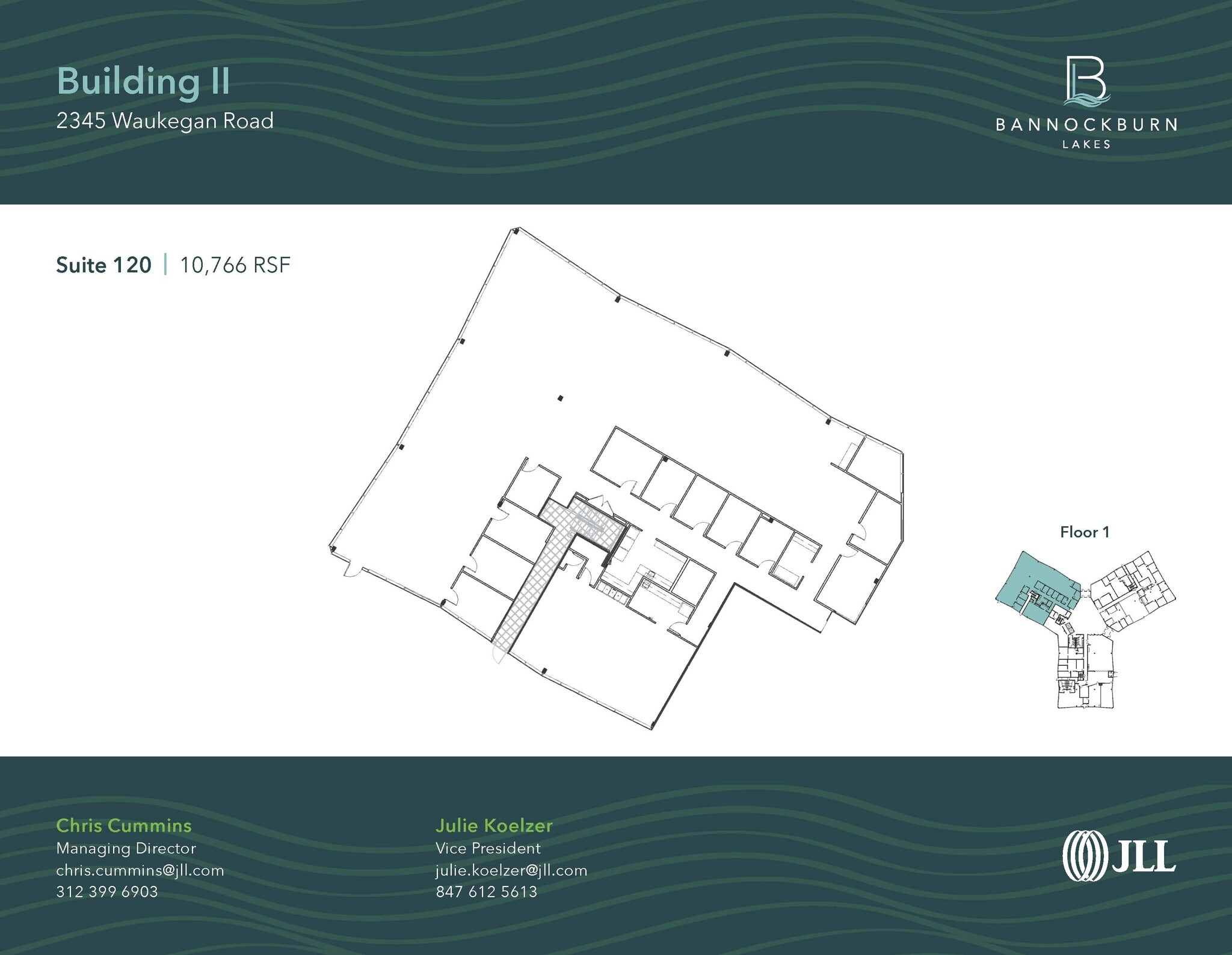 2333 Waukegan Rd, Bannockburn, IL for lease Floor Plan- Image 1 of 1