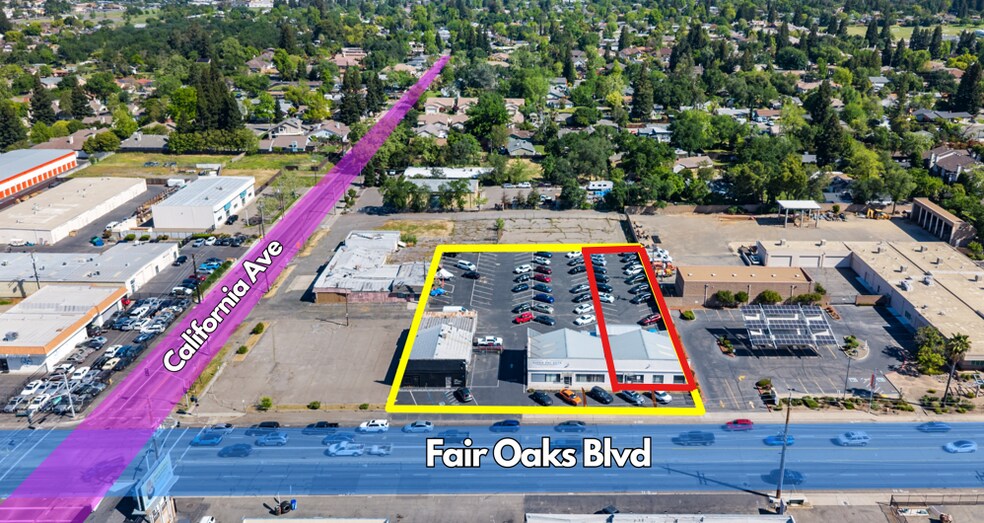 7817-7829 Fair Oaks Blvd, Carmichael, CA à louer - Photo du bâtiment - Image 2 de 8