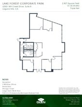 22951 Mill Creek Dr, Laguna Hills, CA for lease Floor Plan- Image 1 of 1