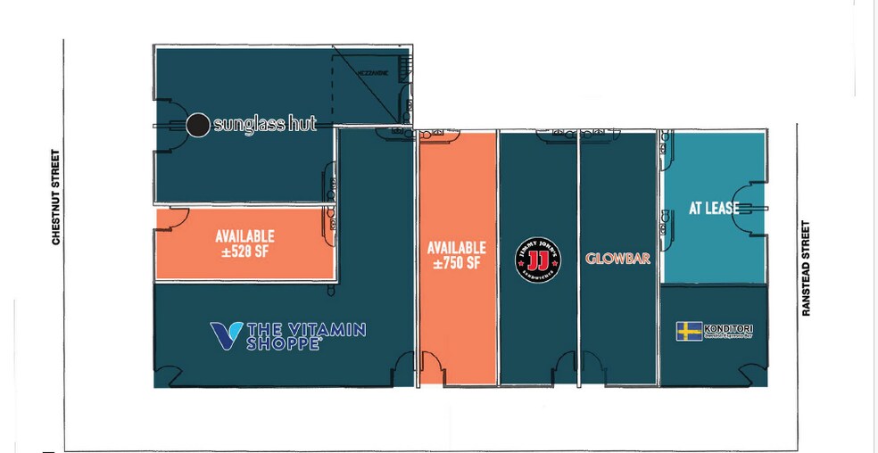1703 Chestnut St, Philadelphia, PA for lease - Floor Plan - Image 2 of 2