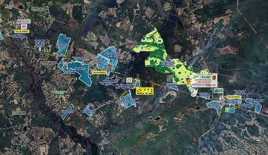 Southport-Supply Rd SE & Sunset Harbor Rd SE SE, Bolivia, NC - Aérien  Vue de la carte - Image1