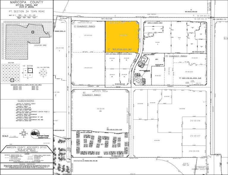 18500 N Allied Way, Phoenix, AZ à louer - Plan cadastral - Image 2 de 7