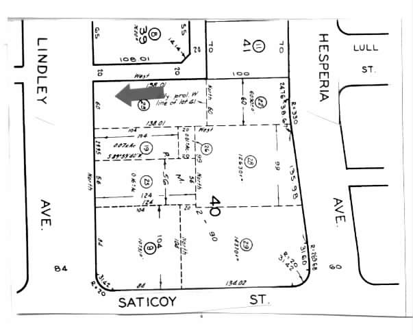 7620 Lindley Ave, Reseda, CA à louer - Plan cadastral - Image 2 de 3