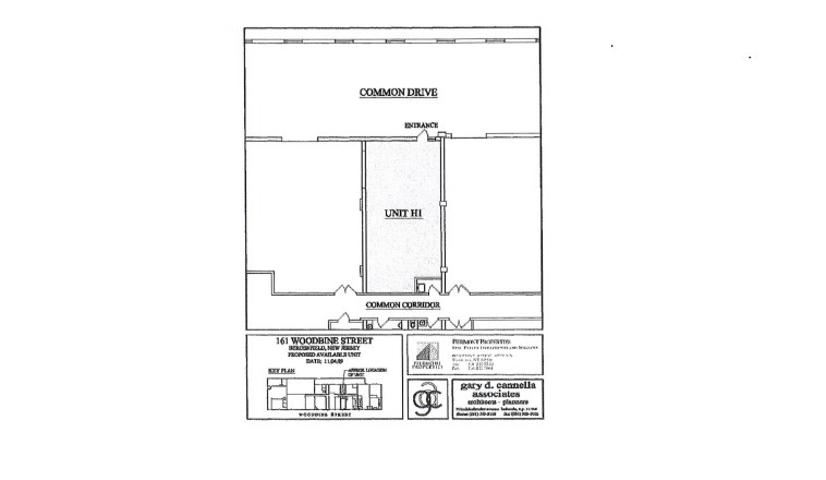 161 Woodbine St, Bergenfield, NJ for lease Floor Plan- Image 1 of 1