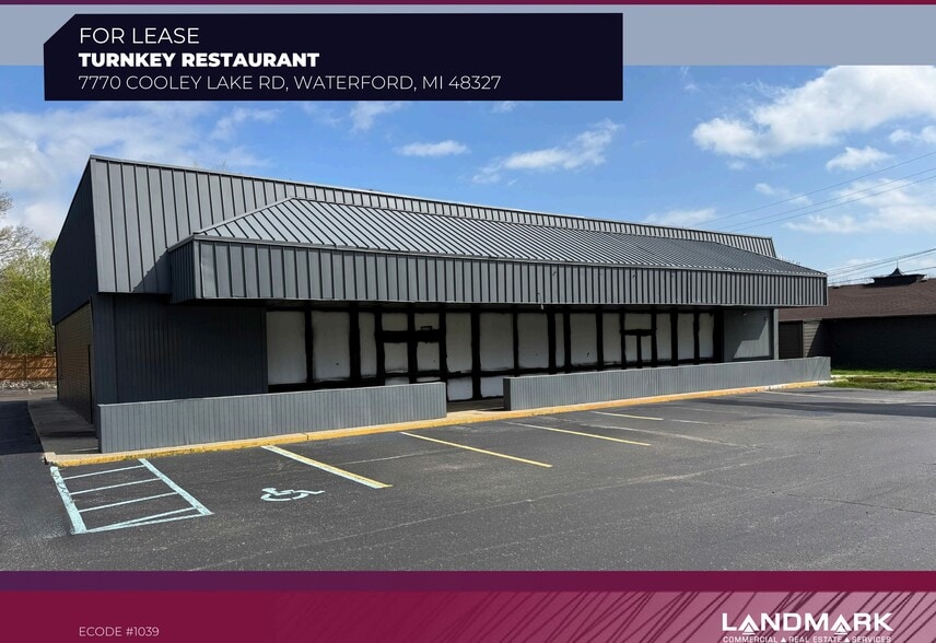 7770 Cooley Lake Rd, Waterford, MI for lease - Building Photo - Image 1 of 6