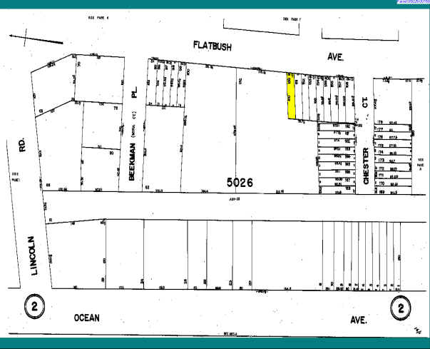 600 Flatbush Ave, Brooklyn, NY for sale - Plat Map - Image 3 of 4