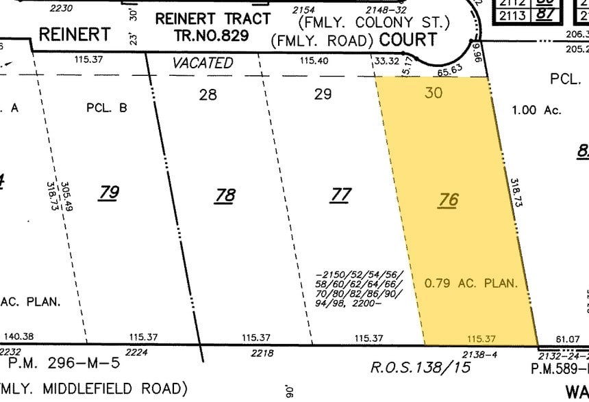 2134 Old Middlefield Way, Mountain View, CA for lease - Plat Map - Image 2 of 5