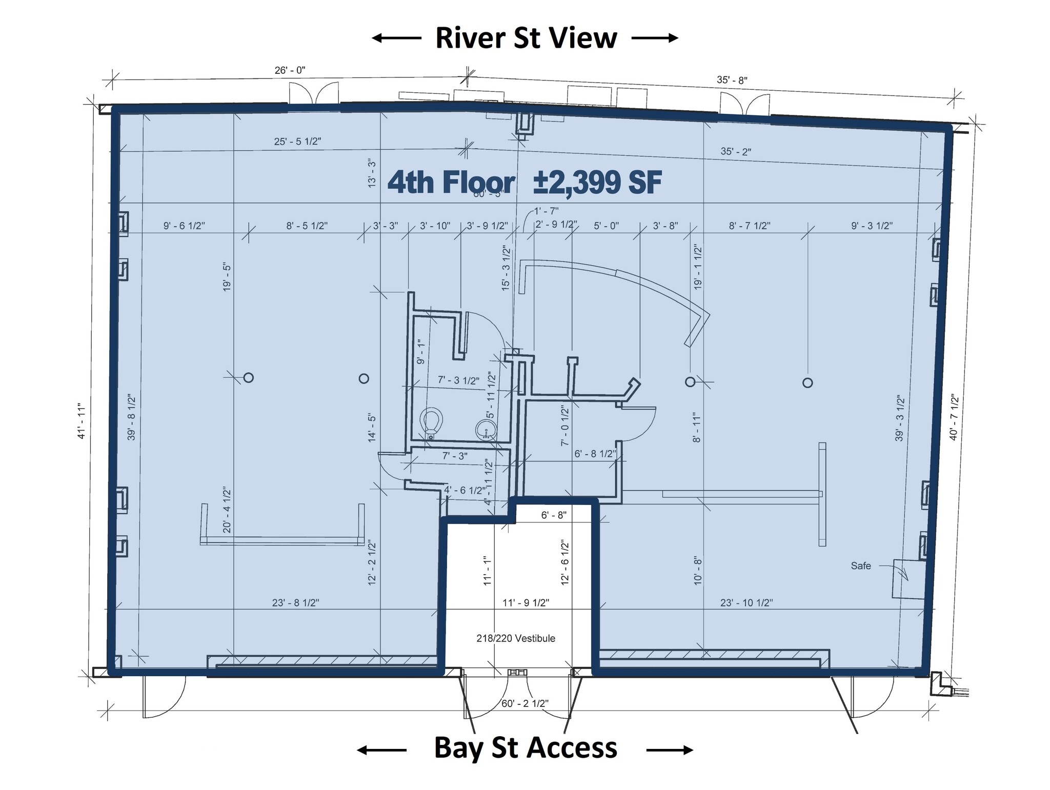 215 E River St, Savannah, GA for lease Floor Plan- Image 1 of 7