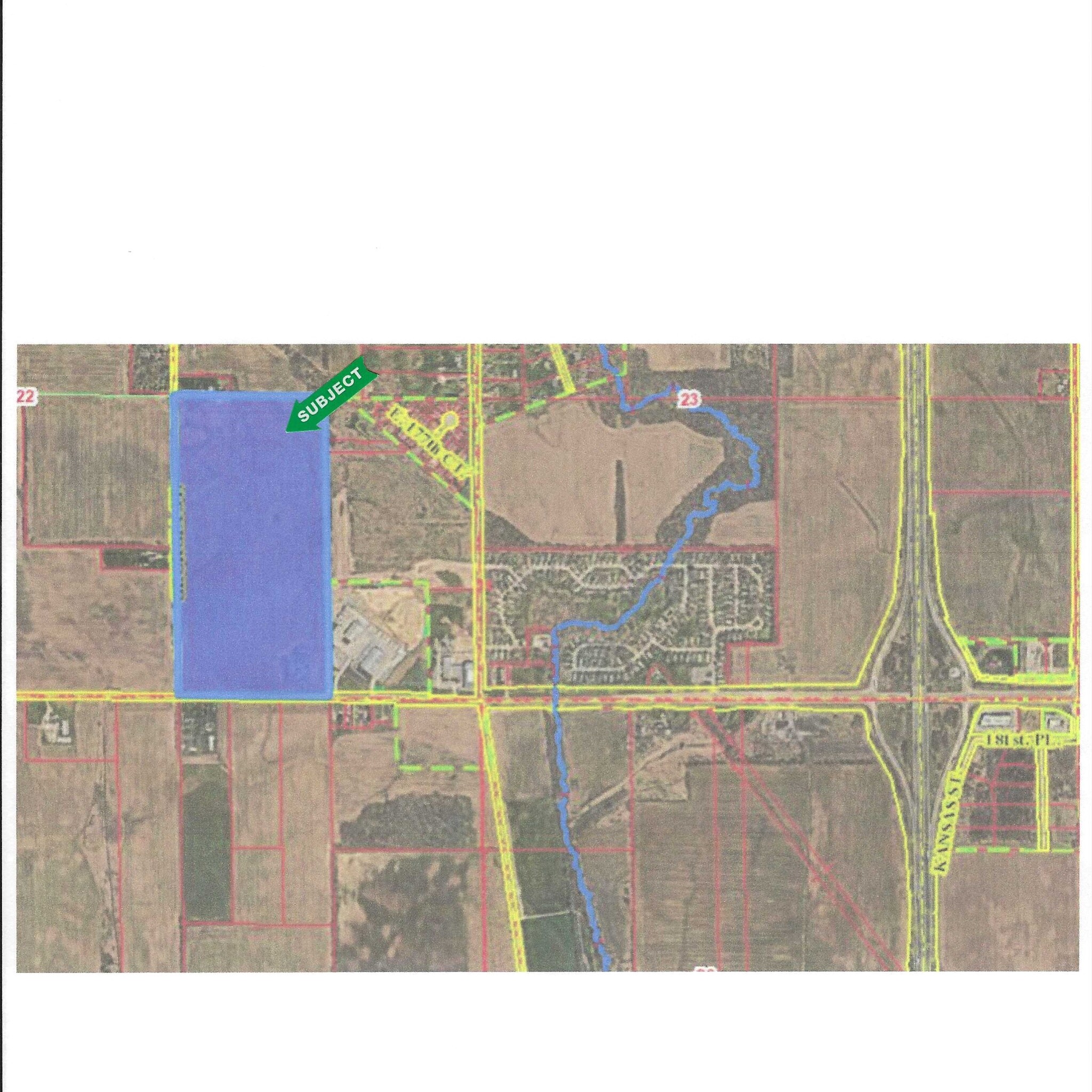 1102 E 181st Ave, Lowell, IN for sale Aerial- Image 1 of 2