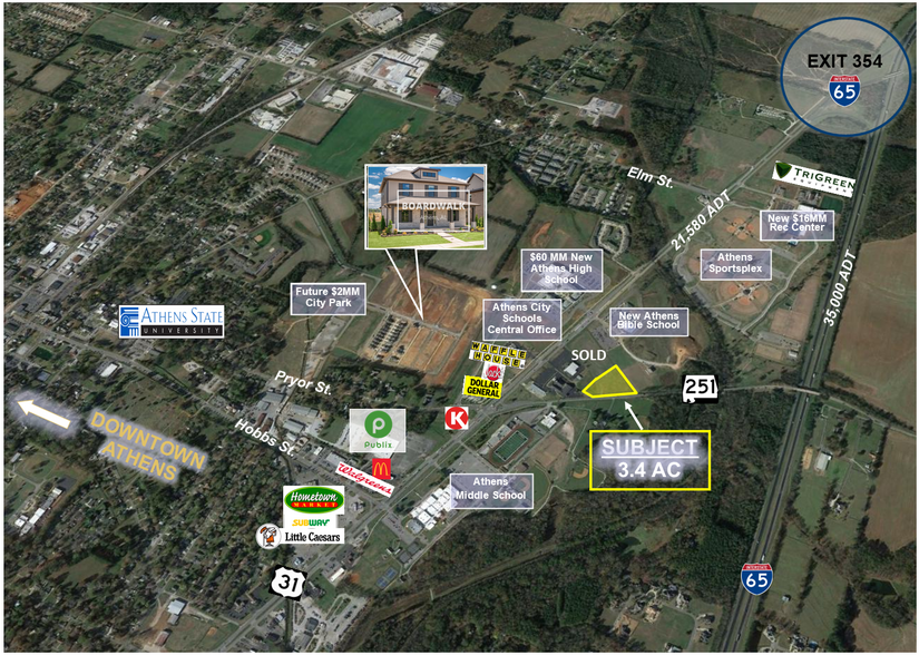 U.S. 31 N, Athens, AL à vendre - Photo du bâtiment - Image 2 de 3