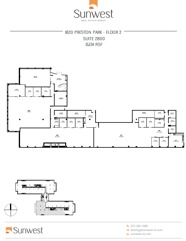 1800 Preston Park Blvd, Plano, TX à louer Plan d  tage- Image 1 de 1