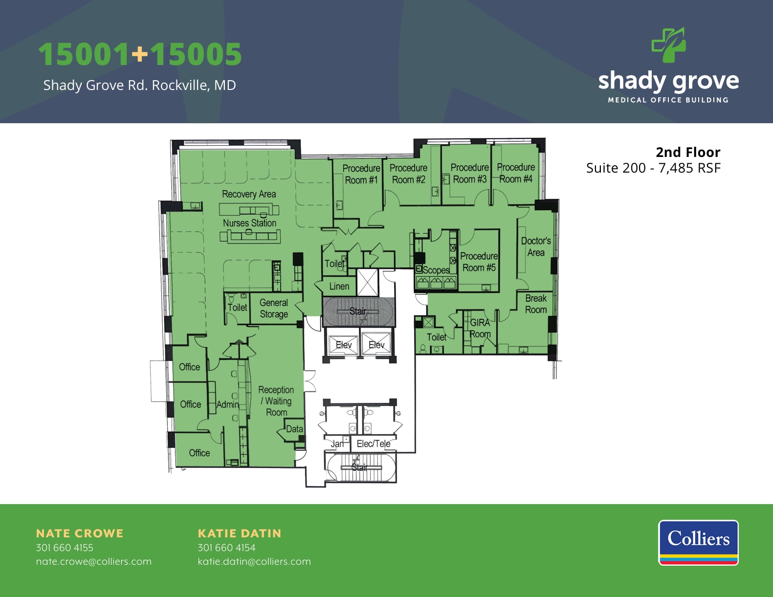 15005 Shady Grove Rd, Rockville, MD à louer Plan d’étage- Image 1 de 1