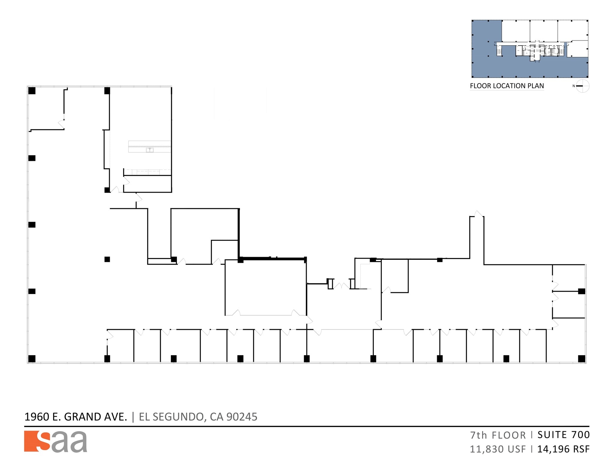 1960 E Grand Ave, El Segundo, CA à louer Plan de site- Image 1 de 1
