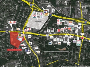 1403-1493 E Franklin Blvd, Gastonia, NC - AERIAL  map view - Image1