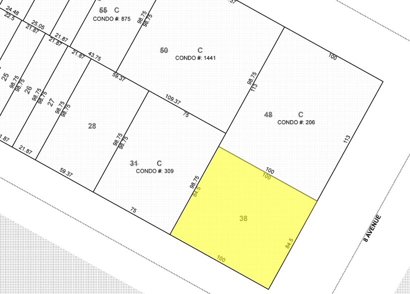 239 8th Ave, New York, NY à louer - Plan cadastral - Image 2 de 6