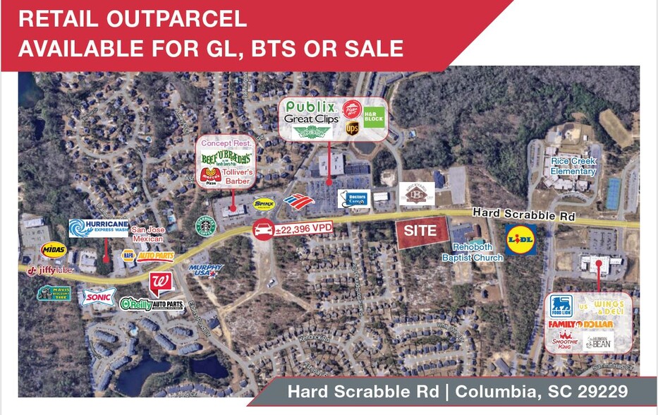 4642 Hard Scrabble Rd, Columbia, SC for lease - Building Photo - Image 1 of 3