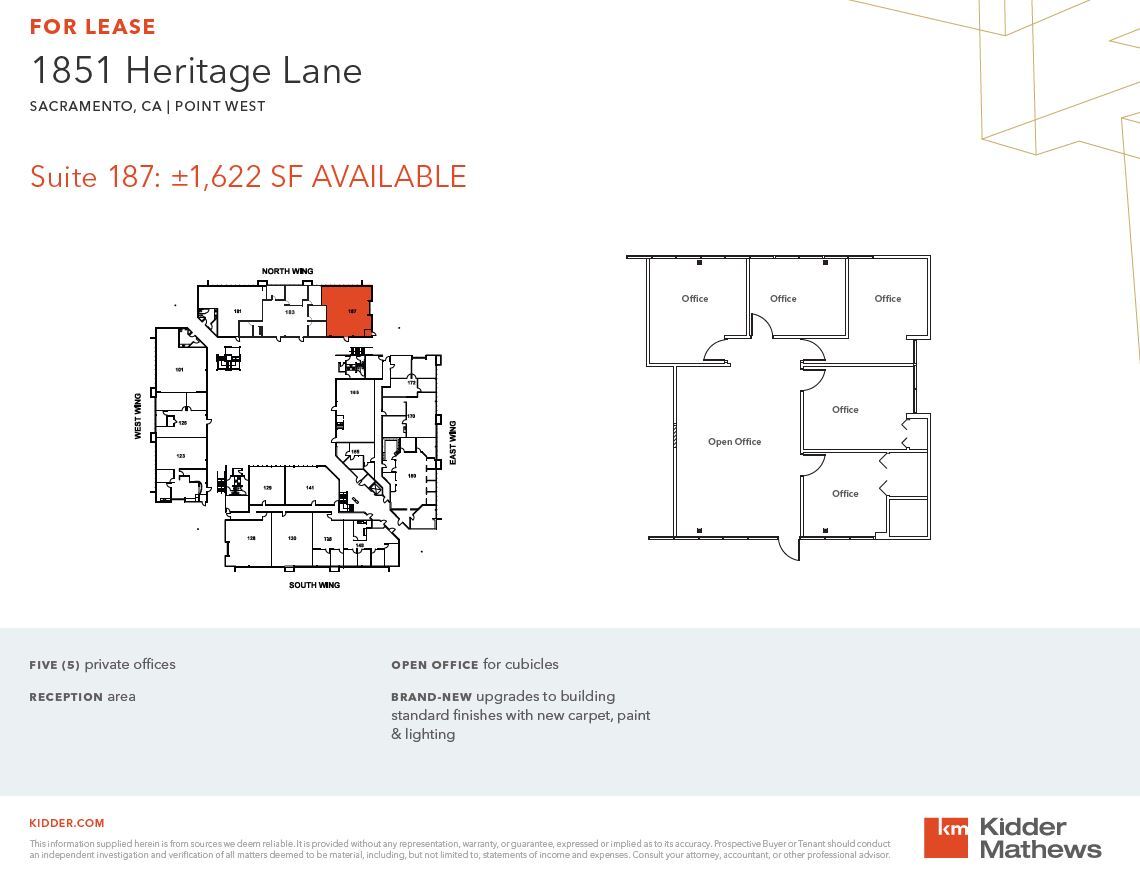 1851 Heritage Ln, Sacramento, CA for lease Floor Plan- Image 1 of 1